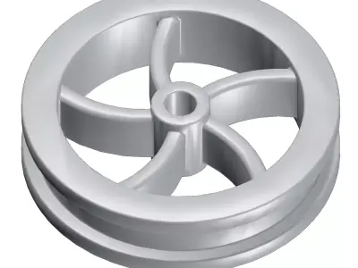 Games Flywheel Toy Low-poly 3D model