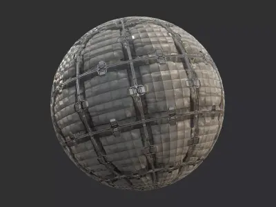 Sci-Fi Military Seamless PBR Texture 78 Texture