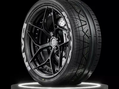 Nitto Invo 245 35 ZR19 3D model