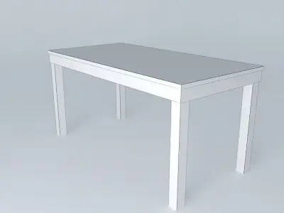 Silmple table Free 3D model