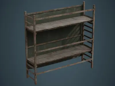 Scaffold 3B Low-poly 3D model