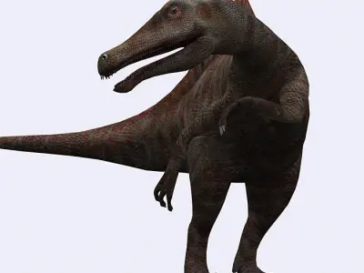 3DRT - Dinosaurs - Spinosaurus Low-poly 3D model