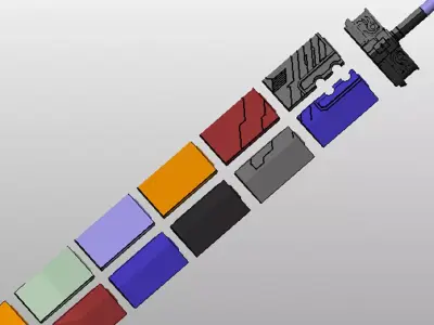 Buster Sword Final Fantasy 7 STL 3D Print Files 3D print model