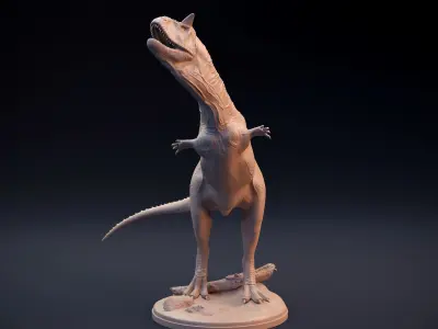 Carnotaurus courtship dance - FREE model Free 3D print model