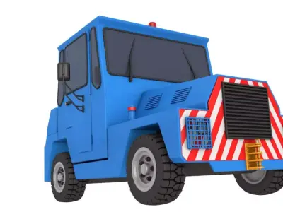 Douglas DC5 HD 03 3D model