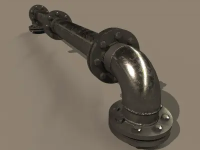 Pipe Manifold 3 3D model