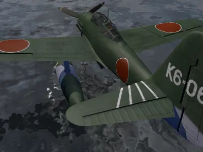 Aichi M6A1 Seiran 3D model