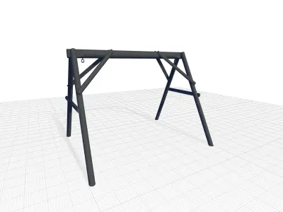 Cripple Creek A-Frame 3D model
