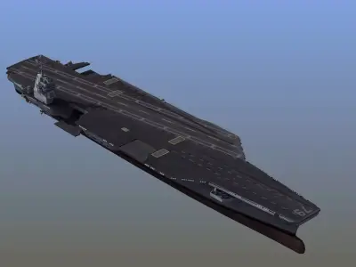 Aircraft Carrier CVN-79 3D model