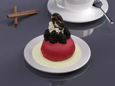 Dessert 0008 3D model