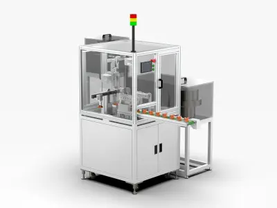 Automatic Nut Washer Bolt Assembly Machine 3D model