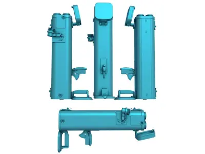 M202  Flash Grenade Rocket Launcher 3D print model