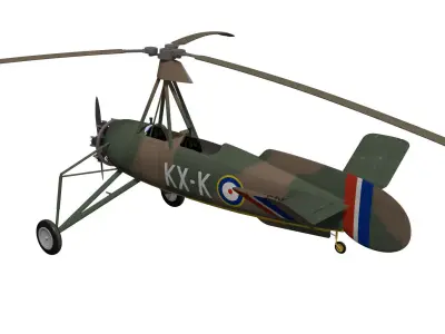 Cierva C30 3D model