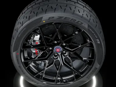 Pirelli Trofeo R 305 30 ZR19 3D model