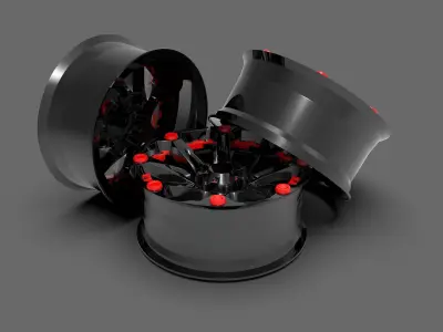 Generic Off-Road Rim 3D model