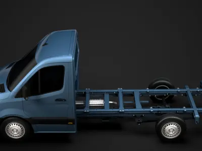 Mercedes Sprinter Chassis Single Cab L2 RWD 2020 3D model