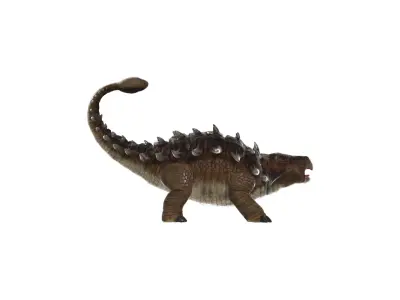 Armored Ankylosaurus Realistic Prehistoric Dinosaur 3D Model 3D model