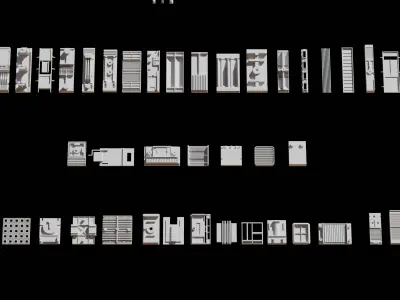 SCIFI KITBASH 3D model