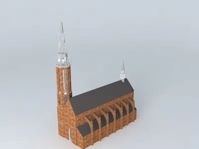 st Jozefkerk Free 3D model