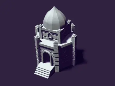 Mausoleum of Muslim Turkic peoples 3D print model
