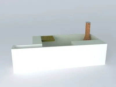 didianeorkut area lazer backyard barbecue Free 3D model