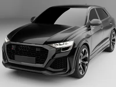 Audi RS Q8 2020 Free 3D model