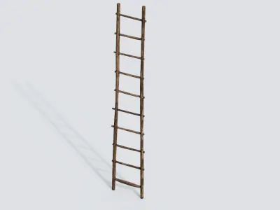 Ladder 01 Low-poly 3D model