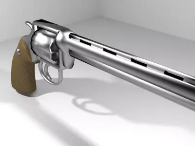 Revolver - Handgun Type 2 3D model