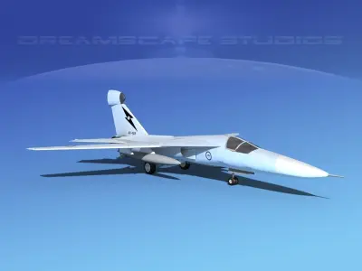 General Dynamics EF-111 Raven V06 RAAF 3D model