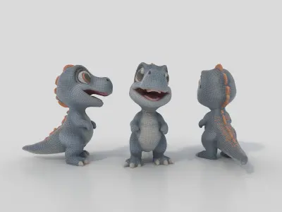 dinosaur Low-poly 3D model