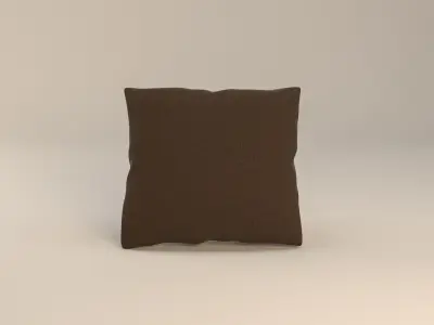 Solid Square Pillow Free 3D model