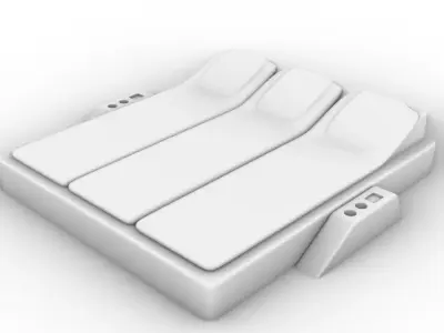 Sunbed 3D model