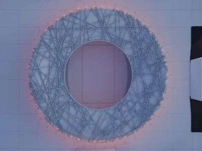 Bird Nest Stadium 3D model