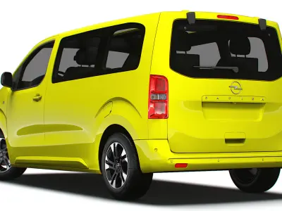 Opel Zafira Life Electric Medium 2024 3D model