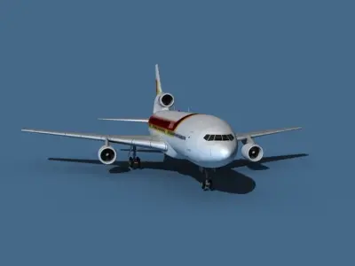 Lockheed L-1011-50 Iberia 3D model