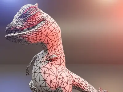 Dragon dancer 3D model