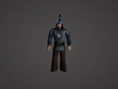 Orak Character Animated Free low-poly 3D model