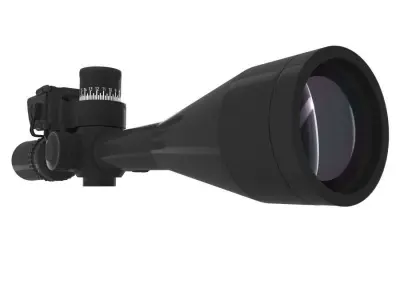 Reflectoscope 3D rifle scope 3D model