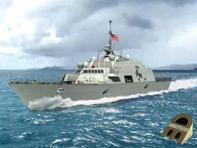 FREEDOM CLASS LCS USS MILWAUKEE 3D model