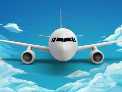 Airbus A320 family 3D model