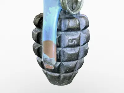 MK2 Handgrenade 3D model