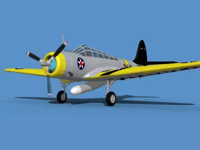 Douglas TBD-1 Devestator V01 3D model