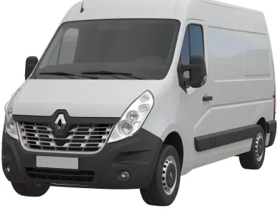 Renault Master 2015 PanelVan L2H2 3D model