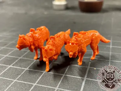 Military Working Dog Miniatures 3D print model