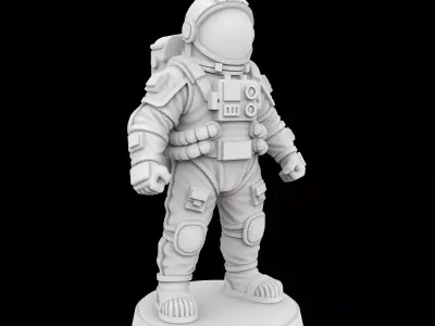 Astronaut Miniature 3D Print Model 3D print model