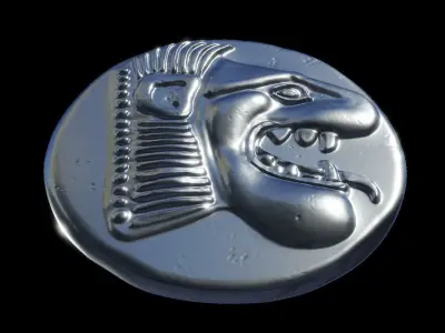 Drachm Knidos coin 3D print model