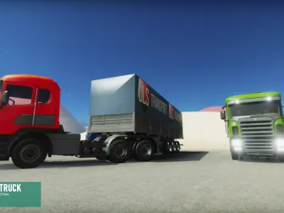 Big truck - construction vehicle 3D model