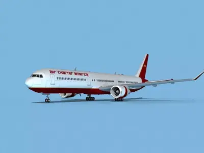 Boeing 767-400 Air Charter America 3D model