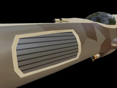 Sci-Fi Military Spaceship - Lightwing G3 3D print model