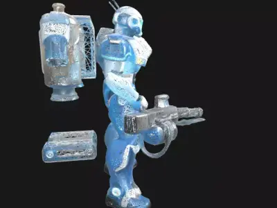 Sci-Fi Heavy Trooper 3D model